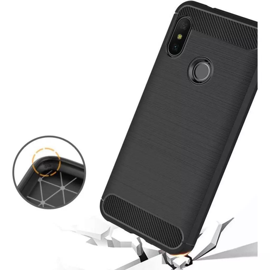 Чехол для моб. телефона Laudtec для Xiaomi Mi A2 Lite Carbon Fiber (Black) (LT-Mi6P) - 7