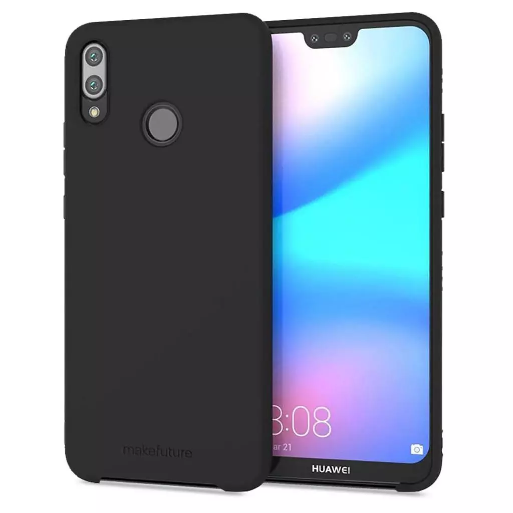 Чехол для моб. телефона MakeFuture Silicone Case Huawei P20 Lite Black (MCS-HUP20LBK)