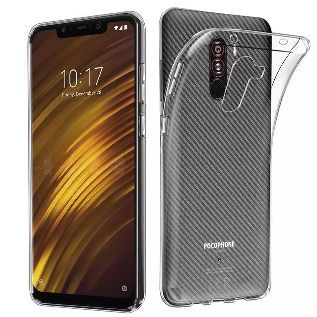 Чехол для моб. телефона Laudtec для Xiaomi Pocophone F1 Clear tpu (Transperent) (LC-XPF1) - 1