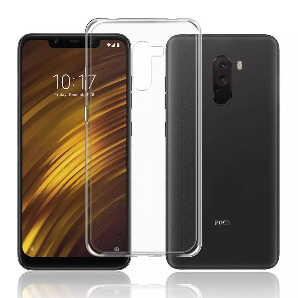 Чехол для моб. телефона Laudtec для Xiaomi Pocophone F1 Clear tpu (Transperent) (LC-XPF1) - 5