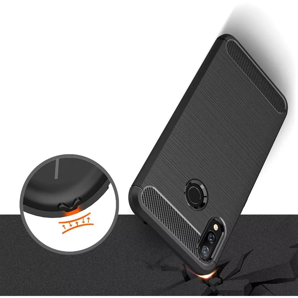 Чехол для моб. телефона Laudtec для Huawei P Smart Plus Carbon Fiber (Black) (LT-PSTP) - 5