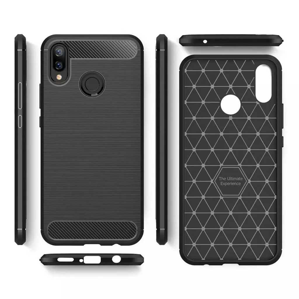 Чехол для моб. телефона Laudtec для Huawei P Smart Plus Carbon Fiber (Black) (LT-PSTP) - 6