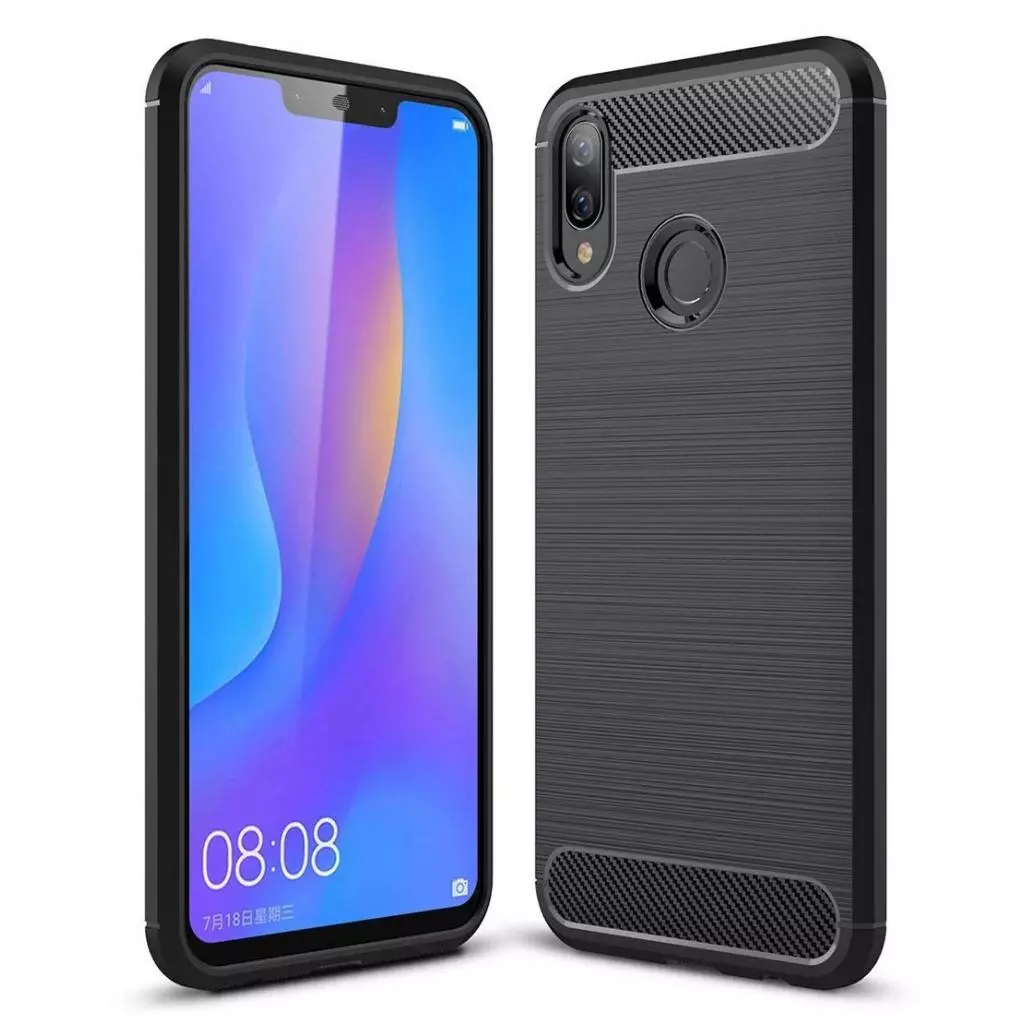 Чехол для моб. телефона Laudtec для Huawei P Smart Plus Carbon Fiber (Black) (LT-PSTP)