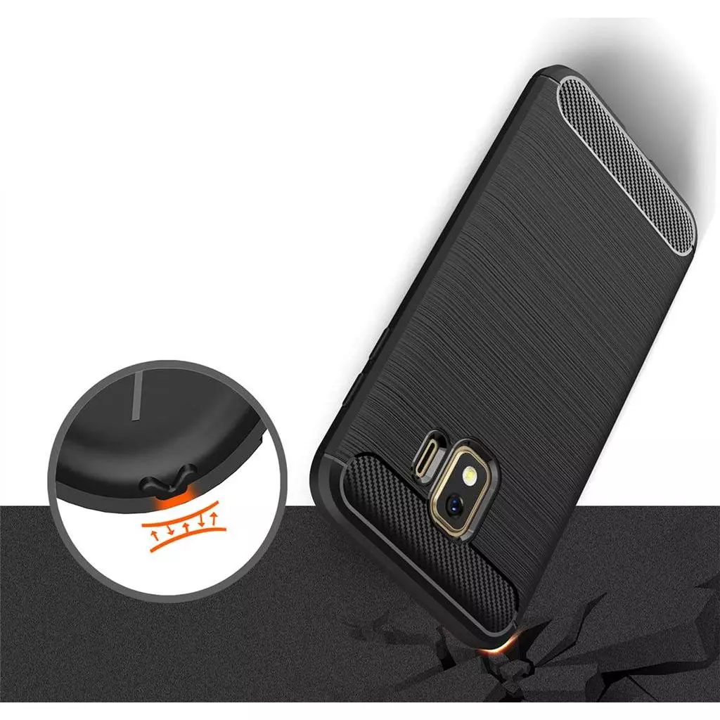 Чехол для моб. телефона Laudtec для Samsung Galaxy J2 Core Carbon Fiber (Black) (LT-J2C) - 7 Чехол для моб. телефона Laudtec для Samsung Galaxy J2 Core Carbon Fiber (Black) (LT-J2C) - 7