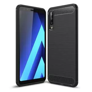 Чехол для моб. телефона Laudtec для Galaxy A7 2018/A750 Carbon Fiber (Black) (LT-SGA72018)