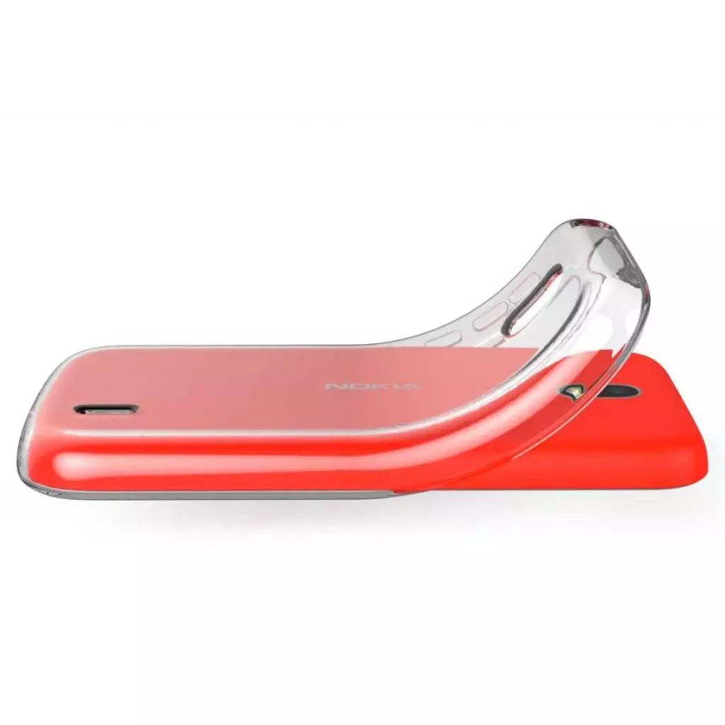 Чехол для моб. телефона Laudtec для Nokia 1 Clear tpu (Transperent) (LC-N1T) - 7