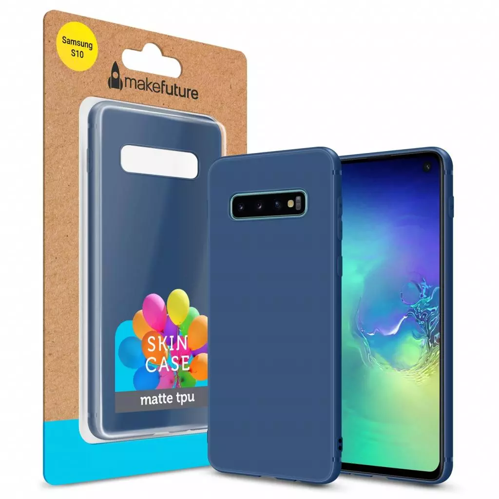 Чехол для моб. телефона MakeFuture Skin Case Samsung S10 Plus Blue (MCSK-SS10PBL)