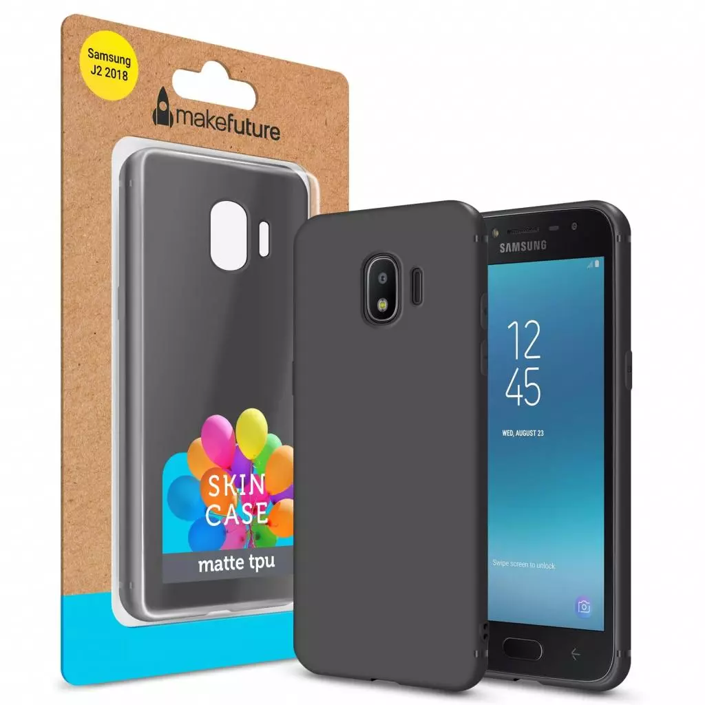 Чехол для моб. телефона MakeFuture Skin Case Samsung J2 2018 (J250) Black (MCSK-SJ250BK)