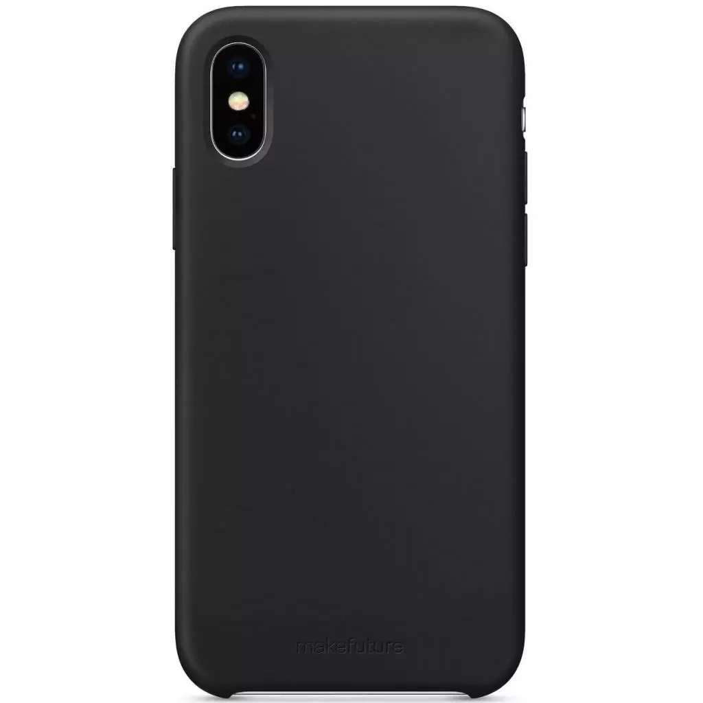 Чехол для моб. телефона MakeFuture Silicone Case Apple iPhone XS Black (MCS-AIXSBK) - 1 Чехол для моб. телефона MakeFuture Silicone Case Apple iPhone XS Black (MCS-AIXSBK) - 1