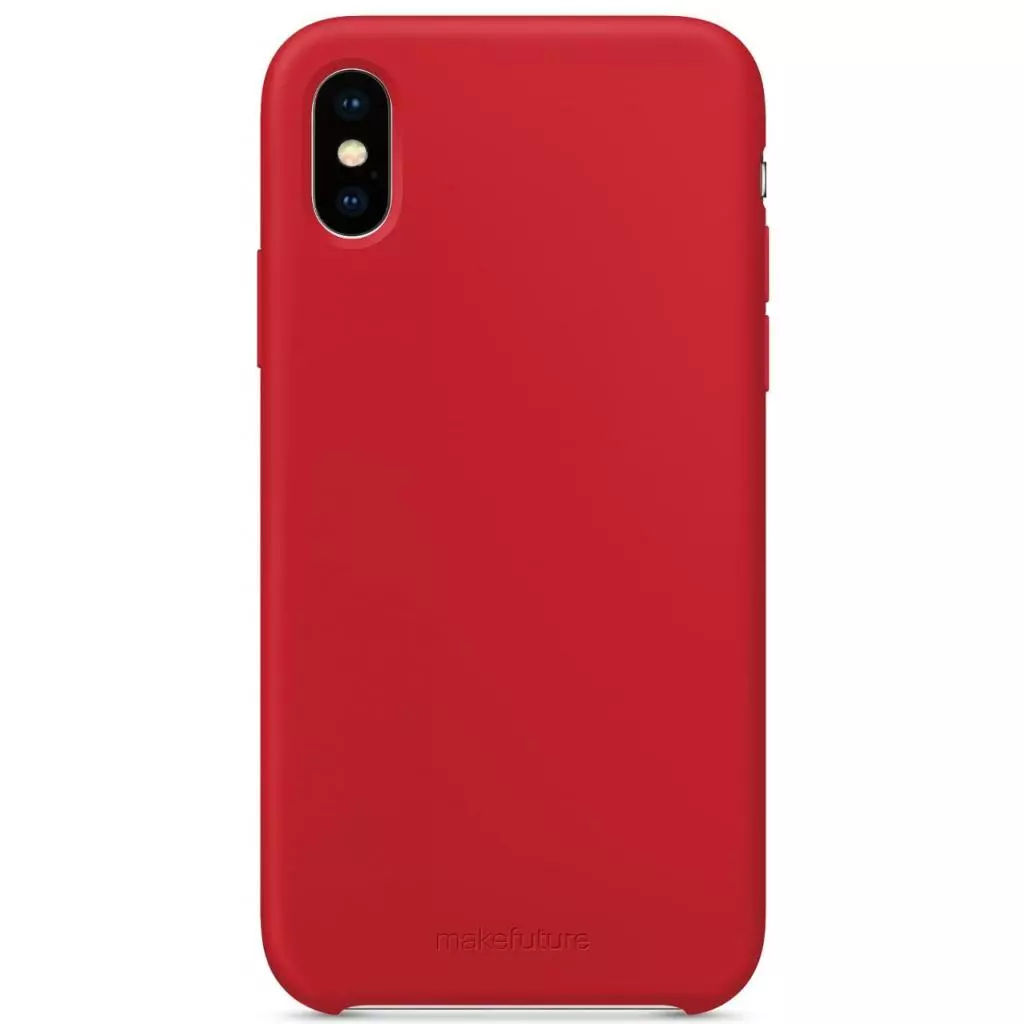 Чехол для моб. телефона MakeFuture Silicone Case Apple iPhone XS Red (MCS-AIXSRD) - 2 Чехол для моб. телефона MakeFuture Silicone Case Apple iPhone XS Red (MCS-AIXSRD) - 2