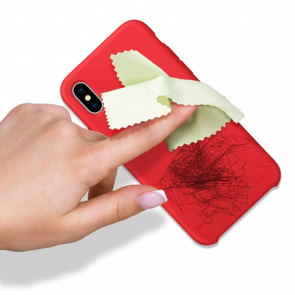 Чехол для моб. телефона MakeFuture Silicone Case Apple iPhone XS Red (MCS-AIXSRD) - 3 Чехол для моб. телефона MakeFuture Silicone Case Apple iPhone XS Red (MCS-AIXSRD) - 3