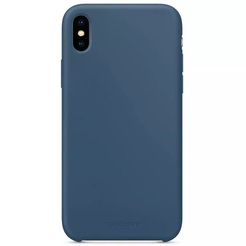 Чехол для моб. телефона MakeFuture Silicone Case Apple iPhone XS Max Blue (MCS-AIXSMBL) - 1 Чехол для моб. телефона MakeFuture Silicone Case Apple iPhone XS Max Blue (MCS-AIXSMBL) - 1
