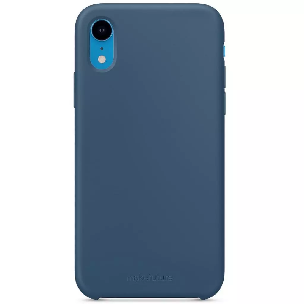 Чехол для моб. телефона MakeFuture Silicone Case Apple iPhone XR Blue (MCS-AIXRBL) - 1 Чехол для моб. телефона MakeFuture Silicone Case Apple iPhone XR Blue (MCS-AIXRBL) - 1
