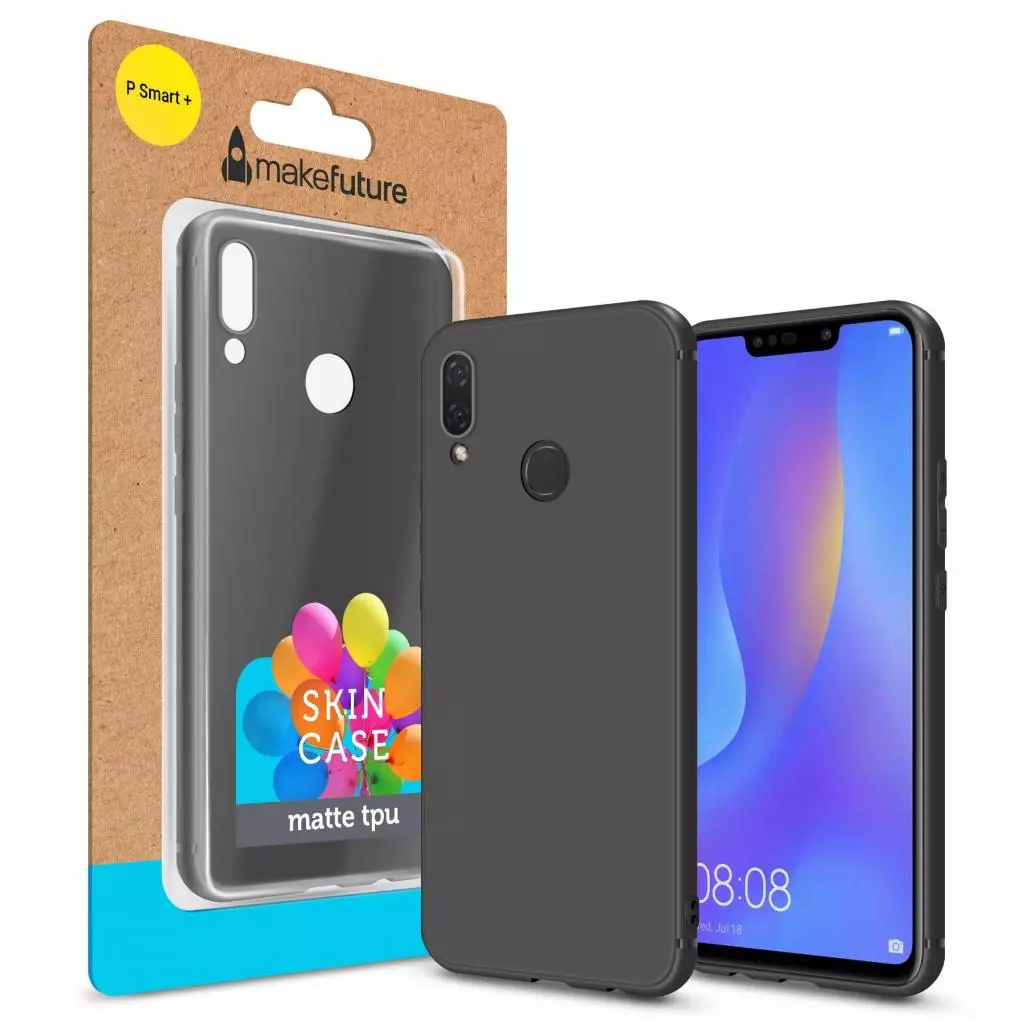 Чехол для моб. телефона MakeFuture Skin Case Huawei P Smart Plus Black (MCSK-HUPSPBK)