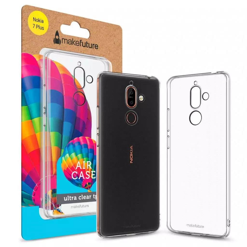 Чехол для моб. телефона MakeFuture Air Case (Clear TPU) Nokia 7 Plus (MCA-N7P)