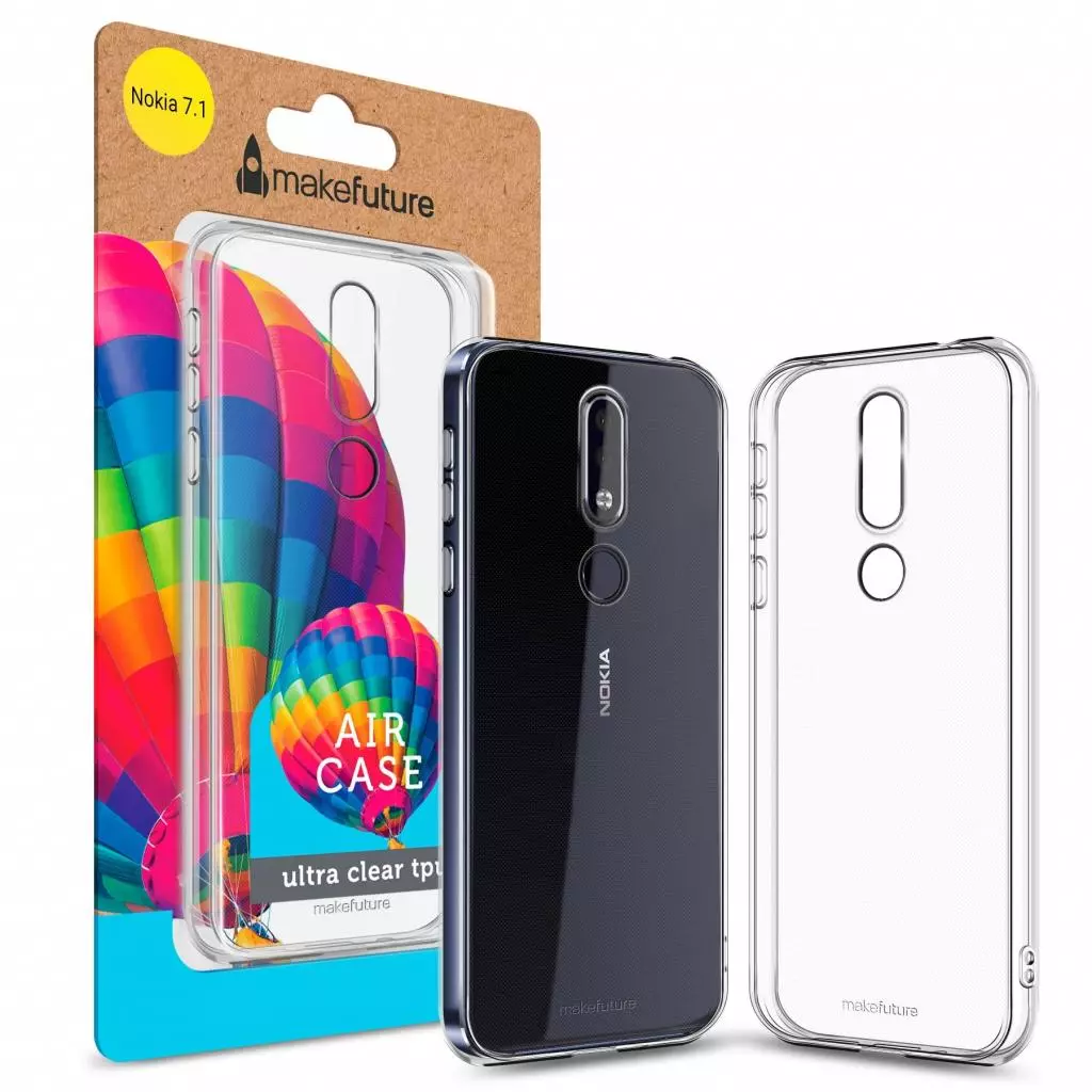 Чехол для моб. телефона MakeFuture Air Case (Clear TPU) Nokia 7.1 (MCA-N71)