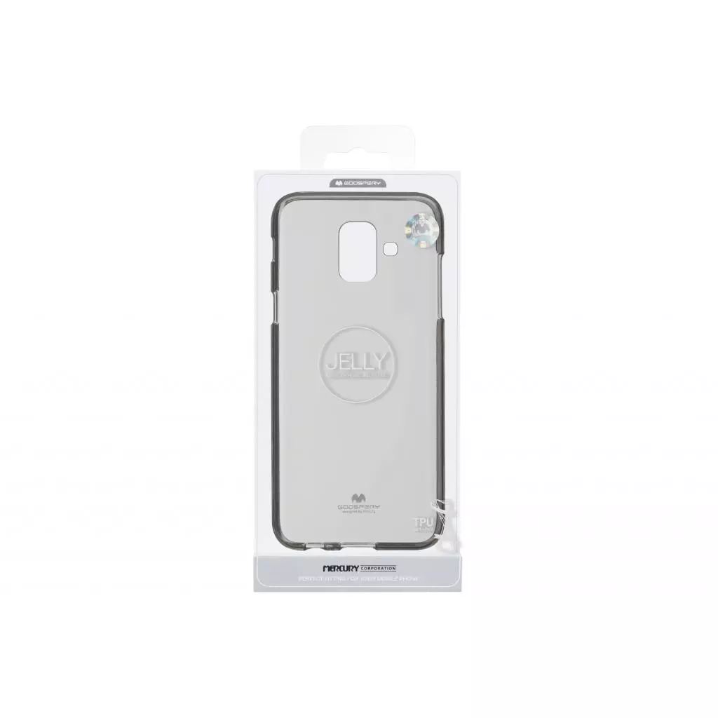 Чехол для моб. телефона Goospery Transparent Jelly Samsung Galaxy A6 A600 Black (8809621299570) - 2 Чехол для моб. телефона Goospery Transparent Jelly Samsung Galaxy A6 A600 Black (8809621299570) - 2