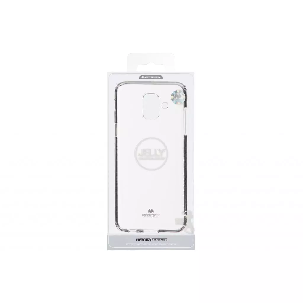 Чехол для моб. телефона Goospery Transparent Jelly Samsung Galaxy A6 A600 Transparent (8809610533227) - 2