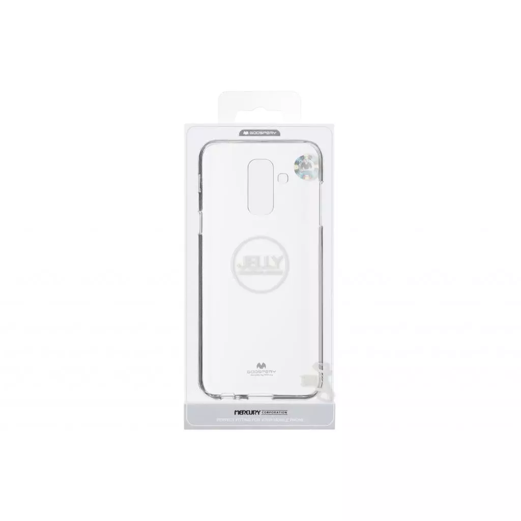 Чехол для моб. телефона Goospery Transparent Jelly Samsung Galaxy A6+ A605 Transparent (8809610533234) - 2
