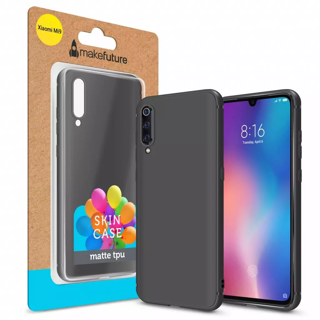 Чехол для моб. телефона MakeFuture Skin Case Xiaomi Mi 9 Black (MCSK-XM9BK)
