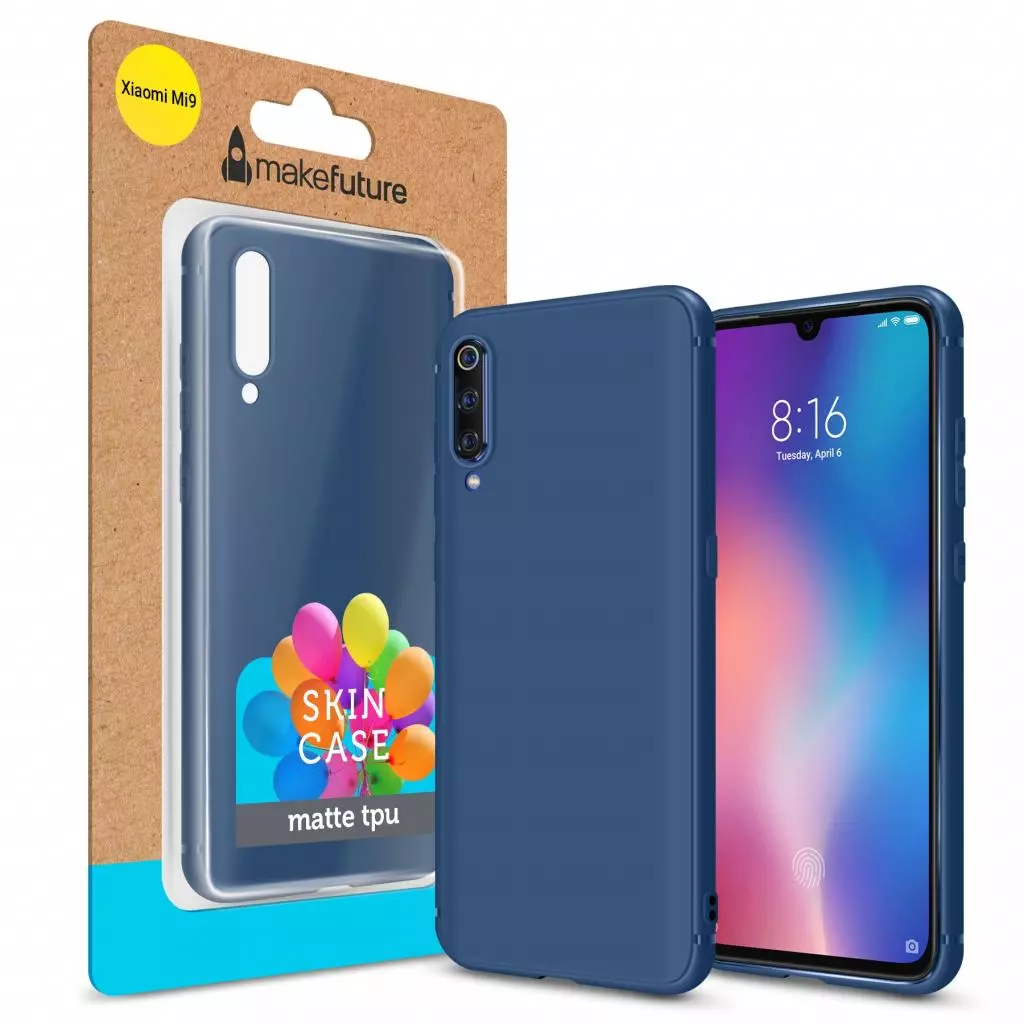 Чехол для моб. телефона MakeFuture Skin Case Xiaomi Mi 9 Blue (MCSK-XM9BL)