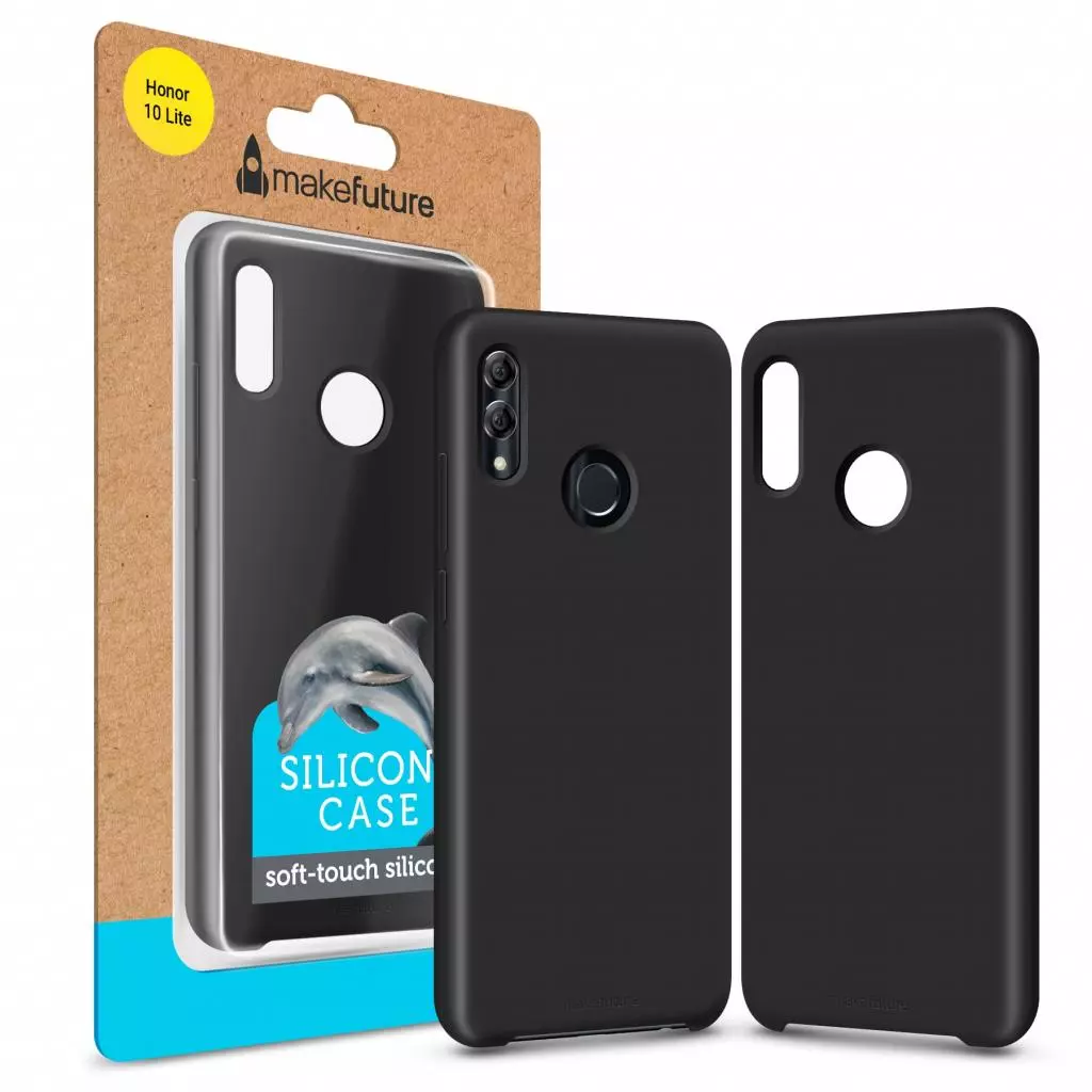 Чехол для моб. телефона MakeFuture Silicone Case Honor 10 Lite Black (MCS-H10LBK)