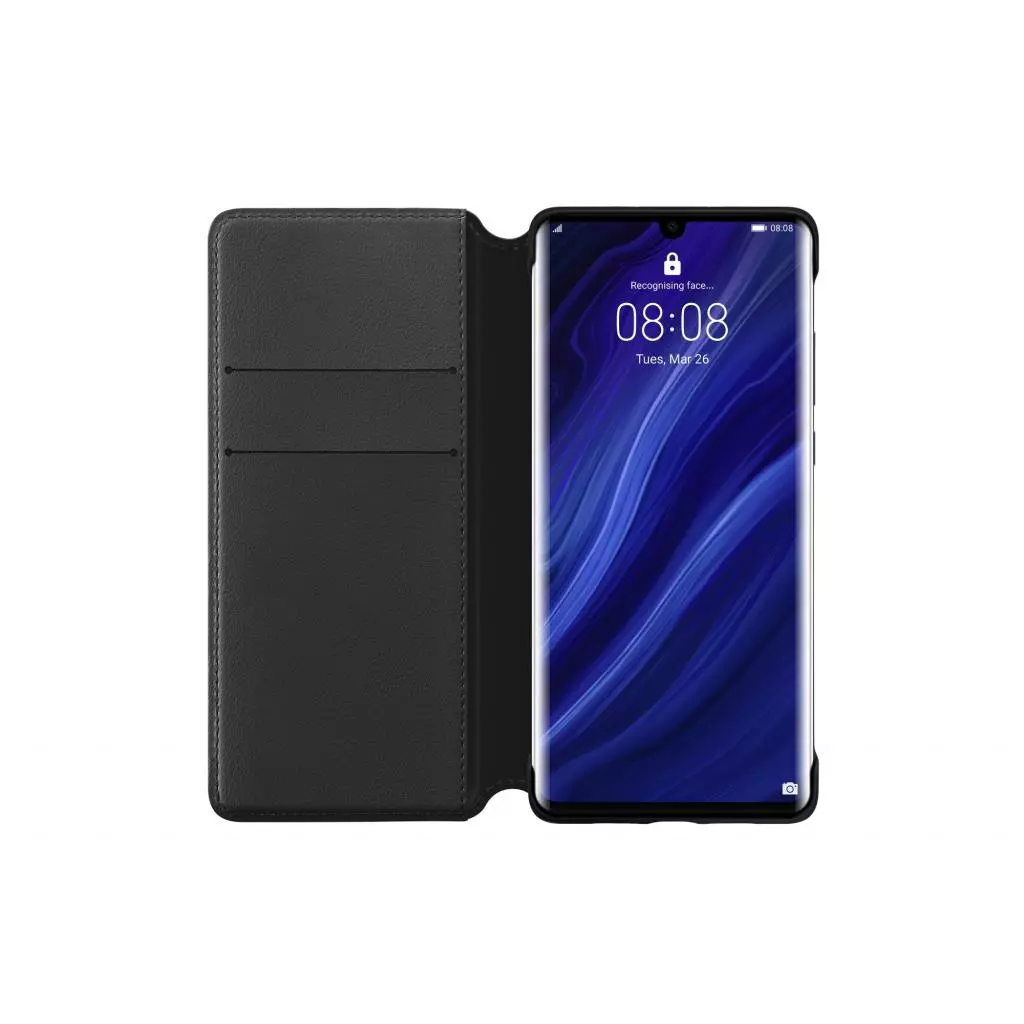 Чехол для моб. телефона Huawei P30 Pro Wallet Cover Black (51992866) - 1