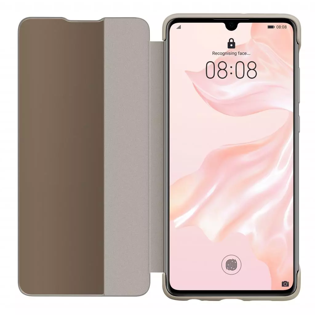Чехол для моб. телефона Huawei P30 Smart View Flip Cover Khaki (51992864) - 1 Чехол для моб. телефона Huawei P30 Smart View Flip Cover Khaki (51992864) - 1