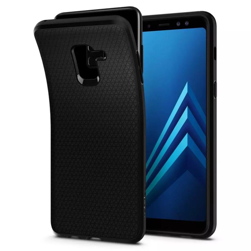 Чехол для моб. телефона Spigen Galaxy A8 (2018) Case Liquid Air Matte Black (590CS22747) - 1 Чехол для моб. телефона Spigen Galaxy A8 (2018) Case Liquid Air Matte Black (590CS22747) - 1