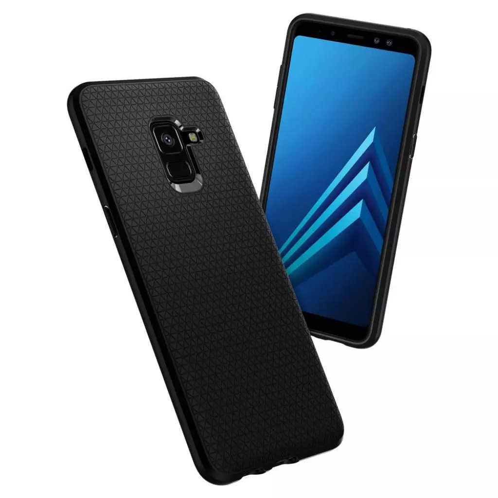 Чехол для моб. телефона Spigen Galaxy A8 (2018) Case Liquid Air Matte Black (590CS22747) - 6 Чехол для моб. телефона Spigen Galaxy A8 (2018) Case Liquid Air Matte Black (590CS22747) - 6