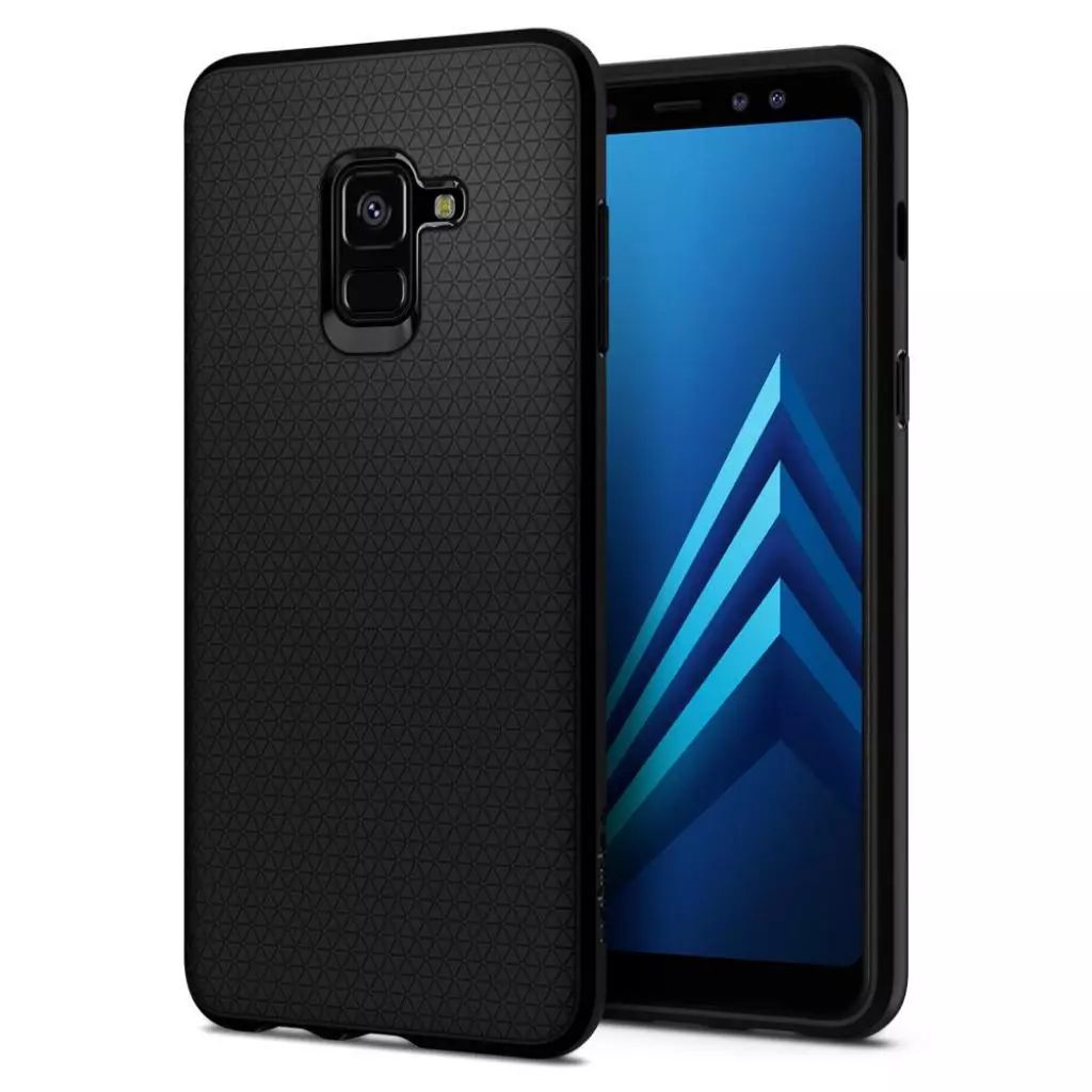 Чехол для моб. телефона Spigen Galaxy A8 (2018) Case Liquid Air Matte Black (590CS22747)