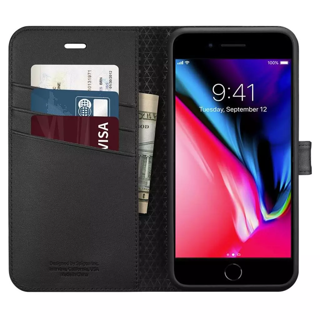 Чехол для моб. телефона Spigen iPhone 8 Plus/7 Plus Case Wallet S Black (055CS22637) - 2 Чехол для моб. телефона Spigen iPhone 8 Plus/7 Plus Case Wallet S Black (055CS22637) - 2