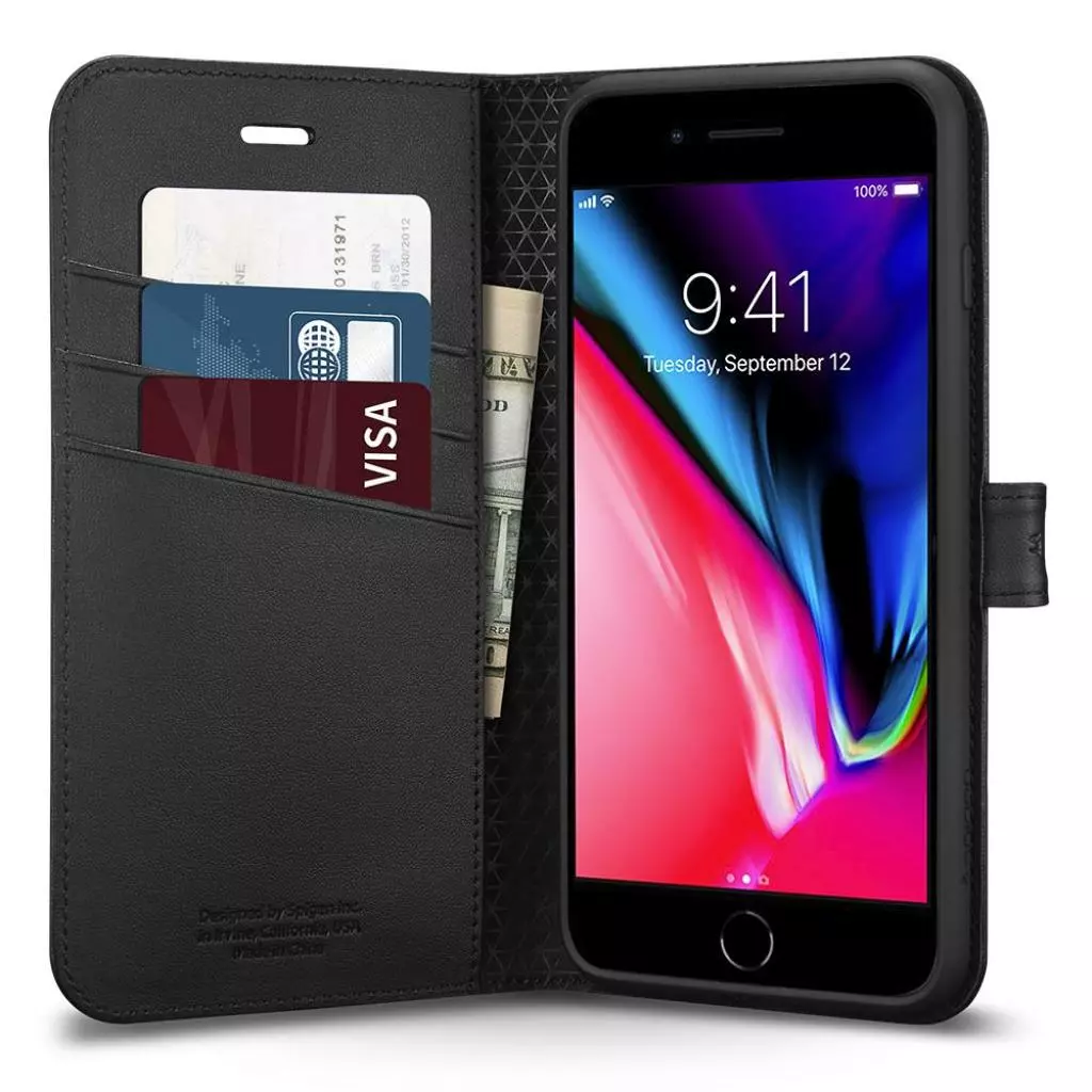 Чехол для моб. телефона Spigen iPhone 8 Plus/7 Plus Case Wallet S Black (055CS22637) - 3 Чехол для моб. телефона Spigen iPhone 8 Plus/7 Plus Case Wallet S Black (055CS22637) - 3