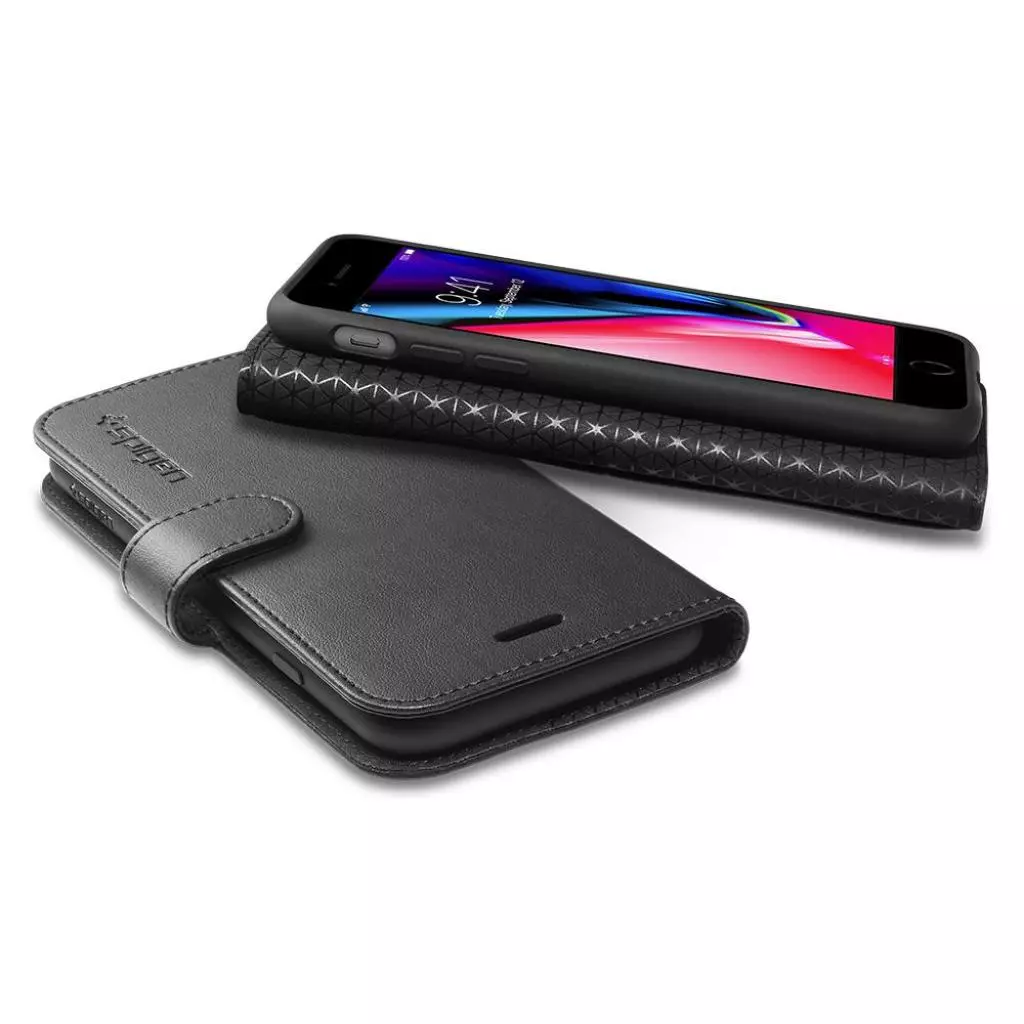 Чехол для моб. телефона Spigen iPhone 8 Plus/7 Plus Case Wallet S Black (055CS22637) - 4 Чехол для моб. телефона Spigen iPhone 8 Plus/7 Plus Case Wallet S Black (055CS22637) - 4