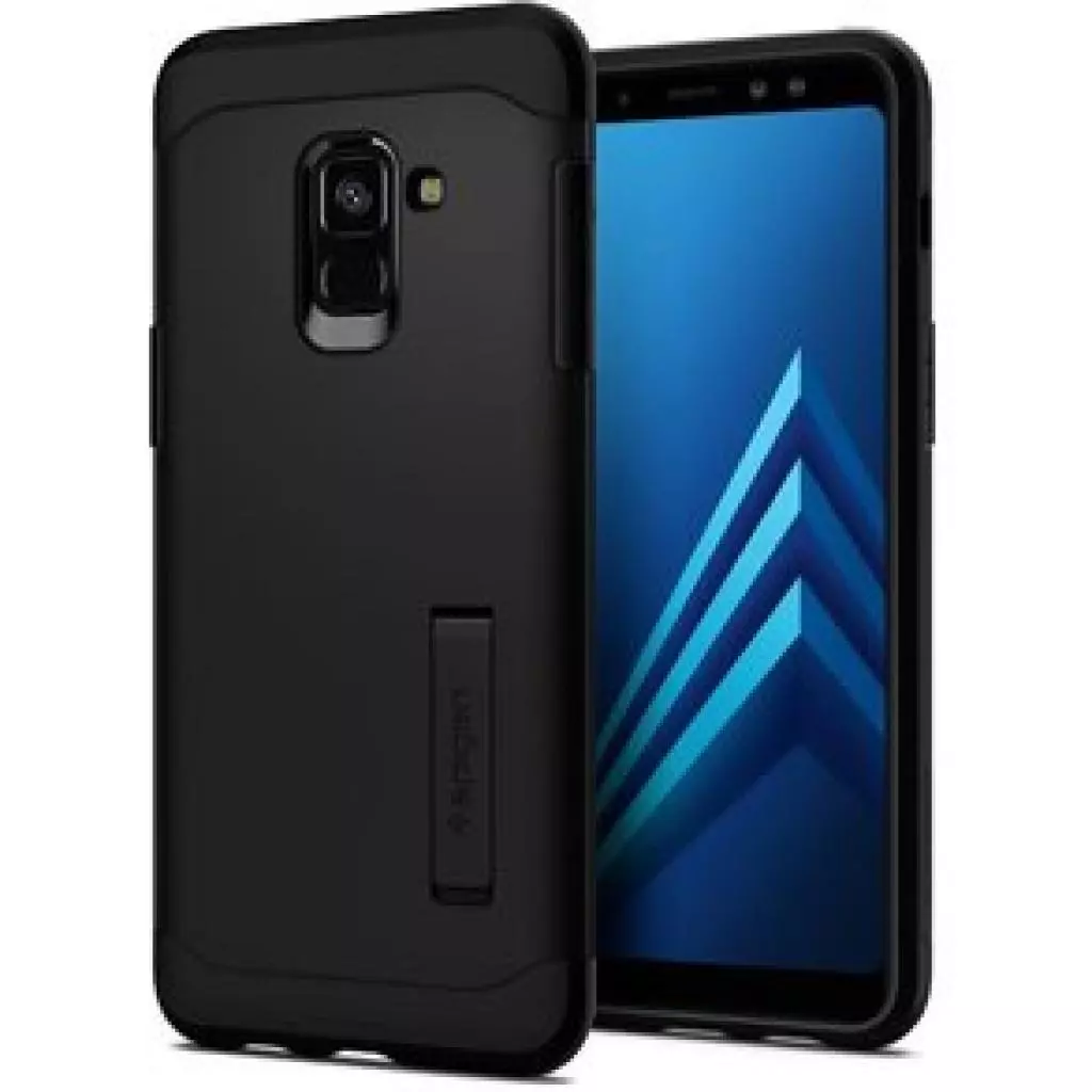 Чехол для моб. телефона Spigen Galaxy A8 (2018) Slim Armor Black (590CS22753) - 3