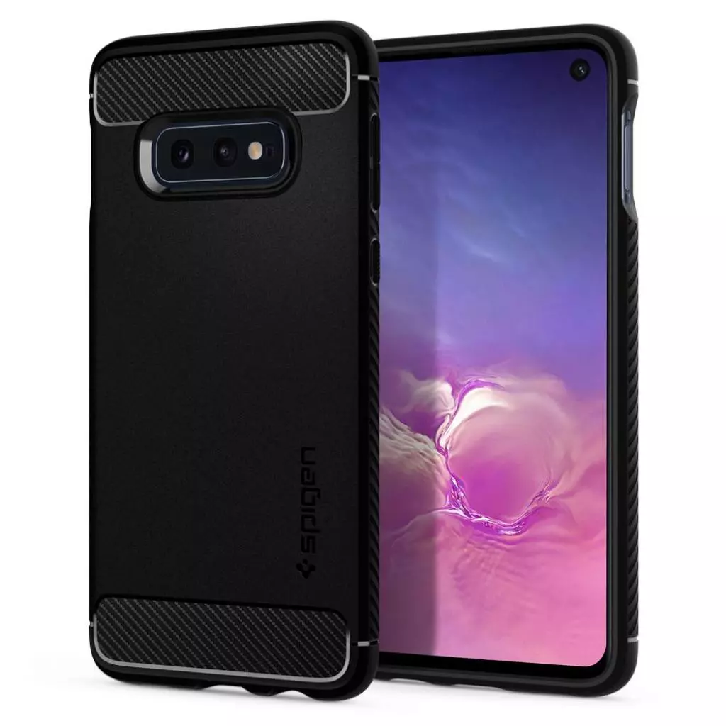 Чехол для моб. телефона Spigen Galaxy S10 E Rugged Armor Matte Black (609CS25837) - 1 Чехол для моб. телефона Spigen Galaxy S10 E Rugged Armor Matte Black (609CS25837) - 1