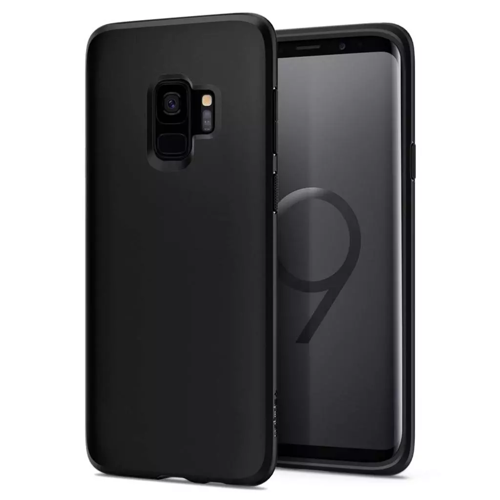 Чехол для моб. телефона Spigen Galaxy S9 Liquid Crystal Matte Black (592CS22825) - 1 Чехол для моб. телефона Spigen Galaxy S9 Liquid Crystal Matte Black (592CS22825) - 1
