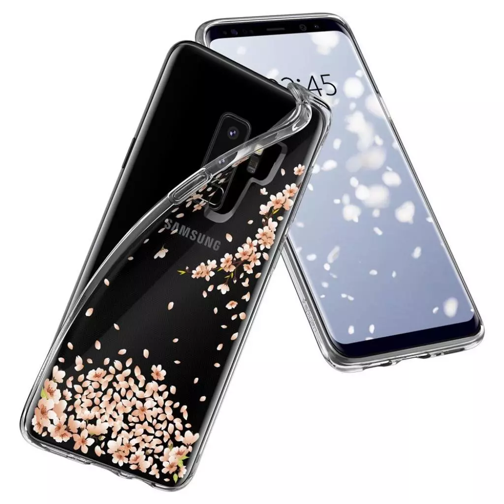 Чехол для моб. телефона Spigen Galaxy S9+ Liquid Crystal Blossom Crystal Clear (593CS22914) - 7