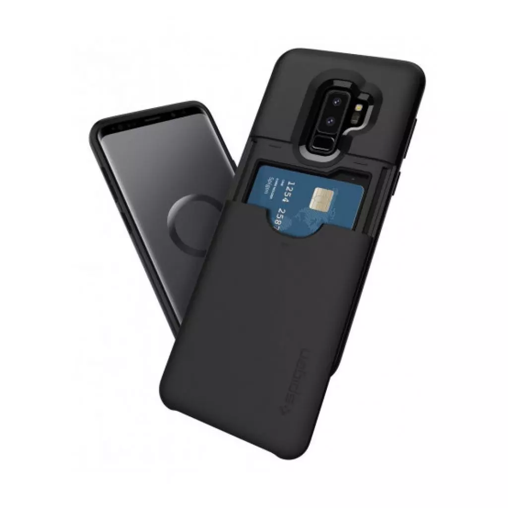 Чехол для моб. телефона Spigen Galaxy S9+ Slim Armor CS Black (593CS22950) - 2