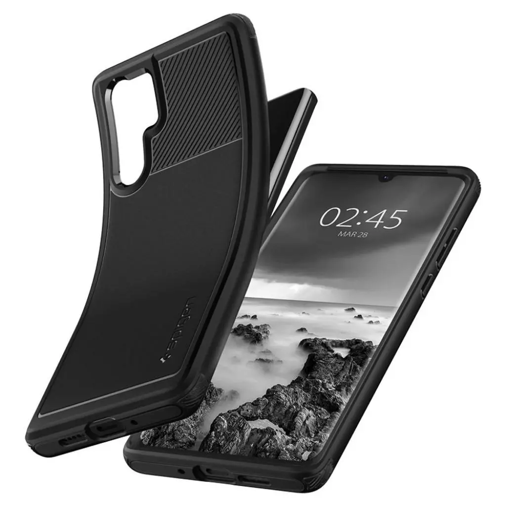 Чехол для моб. телефона Spigen HUAWEI P30 Pro Rugged Armor Matte Black (L37CS25725) - 2
