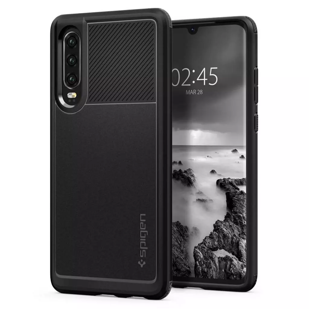 Чехол для моб. телефона Spigen HUAWEI P30 Rugged Armor Matte Black (L38CS25735) - 1 Чехол для моб. телефона Spigen HUAWEI P30 Rugged Armor Matte Black (L38CS25735) - 1