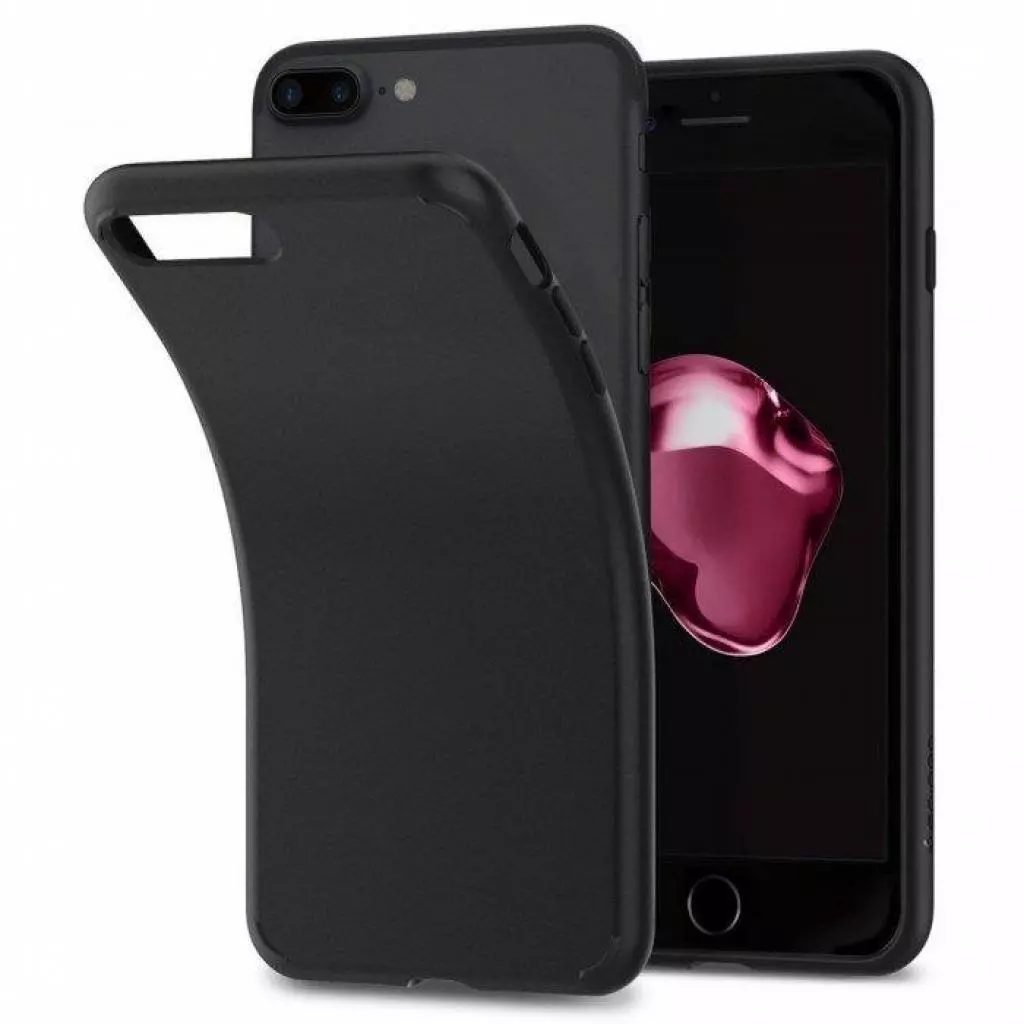Чехол для моб. телефона Spigen iPhone 8 Plus/7 Plus Liquid Crystal Matte Black (043CS21451) - 1 Чехол для моб. телефона Spigen iPhone 8 Plus/7 Plus Liquid Crystal Matte Black (043CS21451) - 1