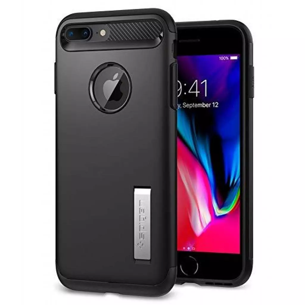 Чехол для моб. телефона Spigen iPhone 8 Plus/7 Plus Slim Armor Black (043CS20648) - 7 Чехол для моб. телефона Spigen iPhone 8 Plus/7 Plus Slim Armor Black (043CS20648) - 7