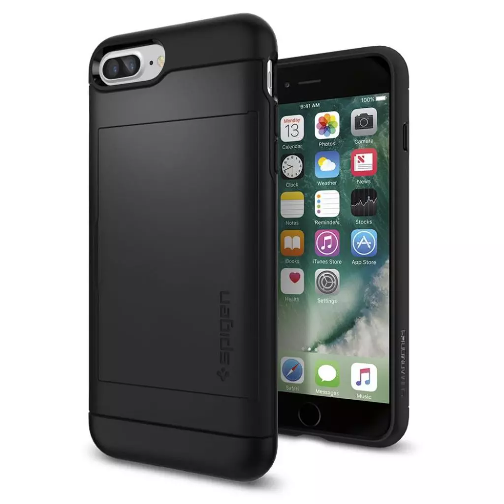 Чехол для моб. телефона Spigen iPhone 8 Plus/7 Plus Slim Armor CS Black (043CS20528) - 2 Чехол для моб. телефона Spigen iPhone 8 Plus/7 Plus Slim Armor CS Black (043CS20528) - 2