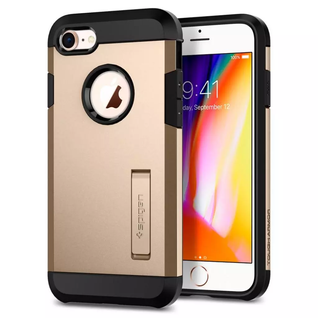 Чехол для моб. телефона Spigen iPhone 8/7 Tough Armor 2 Champagne Gold (054CS22218) - 6