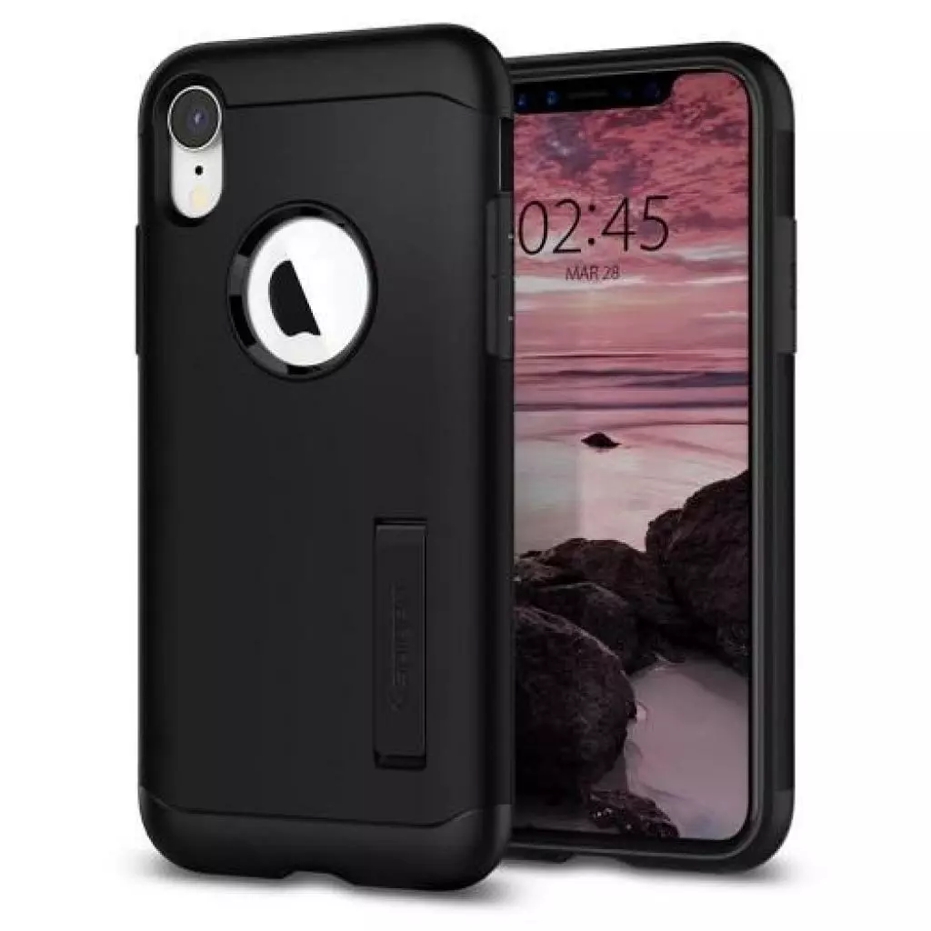 Чехол для моб. телефона Spigen iPhone XR Slim Armor Black (064CS25146) - 1