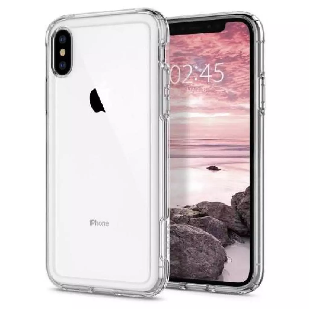Чехол для моб. телефона Spigen iPhone XS Crystal Hybrid Crystal Clear (063CS25140) - 1