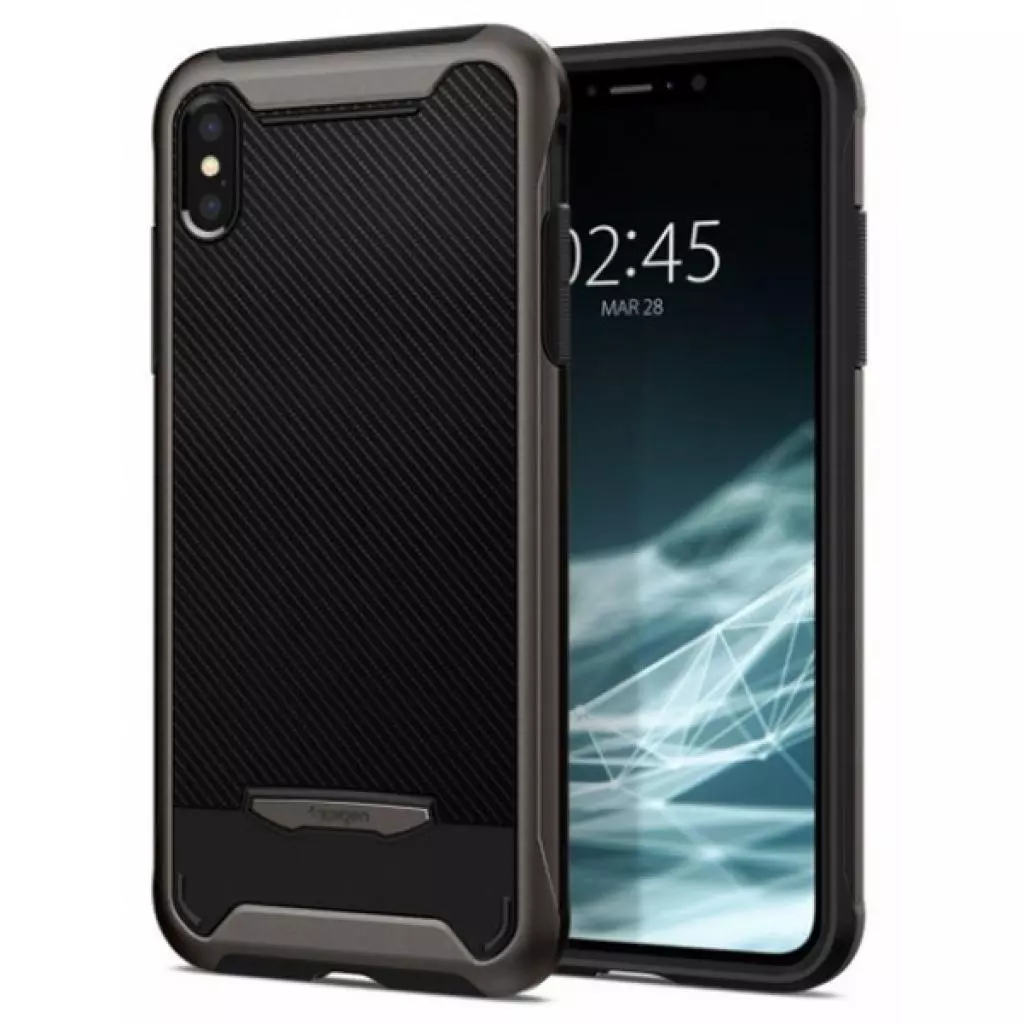 Чехол для моб. телефона Spigen iPhone XS Hybrid NX Gunmetal (063CS24943) - 4