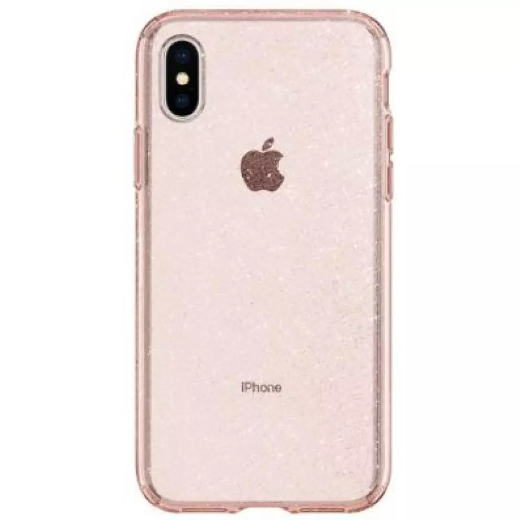 Чехол для моб. телефона Spigen iPhone XS Liquid Crystal Glitter Rose Quartz (063CS25112)
