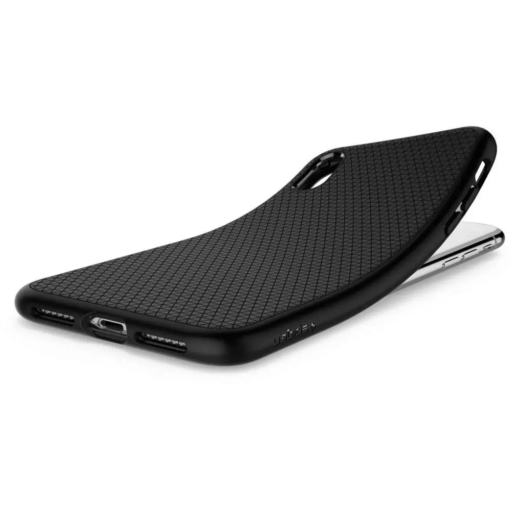 Чехол для моб. телефона Spigen iPhone XS Max Liquid Air Matte Black (065CS25126) - 4